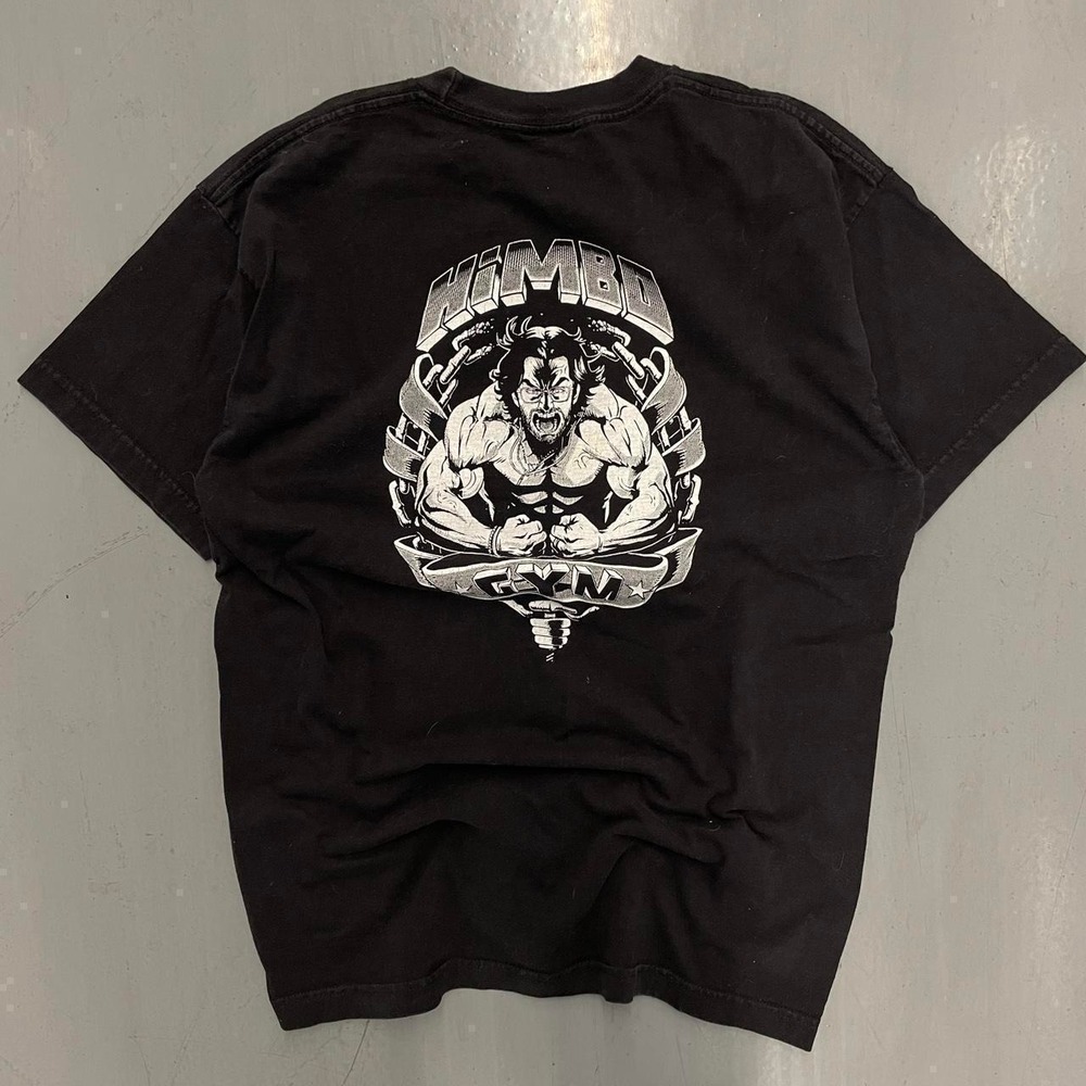 Kimbos gym baggy workout tee with sick back hit
